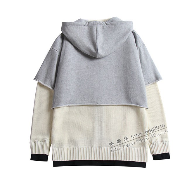 Givenchy專櫃紀梵希專門店2023FW新款重工針織布拼接毛衣外套 男女同款 tzy3162